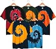 Youth Tie-Dyed Two-Color Spiral Short-Sleeve T-Shirt