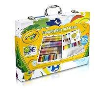 Crayola Inspiration Art Case: Art Tools, 140 Pieces, Crayons, Colored Pencils, Washable Markers, Paper, Portable Storage
