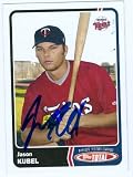 Jason Kubel Autographed/Hand Signed Baseball Card (Minnesota Twins) 2003 Topps Total Baseball Card #