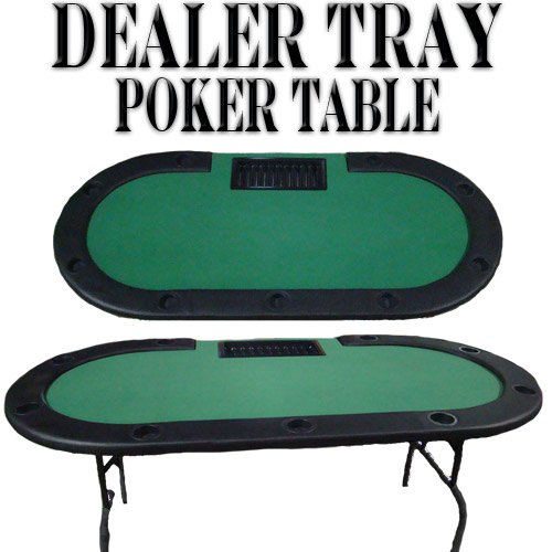 82 Inch 10-player Metal Poker Table