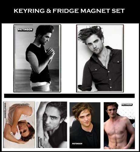Robert Pattinson Schlüsselring & Kühlschrankmagnet SATZ – RP002