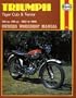 Triumph Tiger Cub and Terrier '52-'68 (Haynes Manuals)