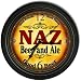 Naz 's Beer and Ale Black Cascading Pub Style Wall Clock Image