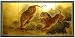 Large Big Larger Size Wall Art - 36" x 72" Asian Tigers Oriental Gold Leaf Wall Screen Painting