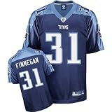 Reebok Tennessee Titans Cortland Finnegan Replica Alternate Jersey Large
