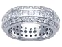 3.25 cttw Karina B(tm) Princess Diamonds Eternity Band LIFETIME WARRANTY
