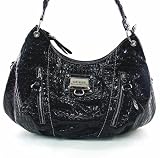 Guess - Guess Black Hayworth Hobo Vinyl Handbag