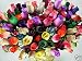 One Dozen Assorted Wooden Roses Brand New