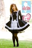 Gothic Lolita Black Dress, Medium