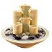 Promotes relaxation Reduces stress Moisturizes the air Convenient table top design Long lasting water pump