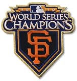 2 Patch Pack - 2010 San Francisco Giants World Series Champions Ring Ceremony Sleeve Patches (Gold B