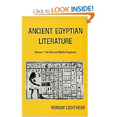 Ancient Egyptian Literature: The Old and Middle Kingdoms v. 1: A Book of Readings (Near Eastern Center, UCLA)