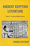 Ancient Egyptian Literature: A Book of Readings: Vol. 1