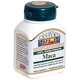 21st Century Dietary Supplement Herbal Extract Capsules, Maca, 60-Count Bottles (Pack of 3)