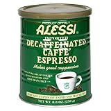 IMAGE OF Alessi Decaf Espresso Ground Coffee, 8.8-Ounce Cans (Pack of 6)