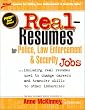 Real Resumes for Police, Law Enforcement and Security Jobs: Including Real Resumes Used to Change Careers and Transfer Skills to Other Industries) (Real-Resumes Series)
