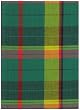 Durable Flat Weave 100% Cotton Colorful Green and Yellow Plaid Dishtowel 18" X 28" Set / 6