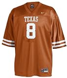 Nike Texas Longhorns Men's #8 Home College Replica Football Jersey