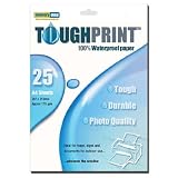 Memory-Map Toughprint Waterproof Paper - Inkjet - 25 A4 Sheetsby Memory-Map