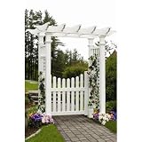 Fairfield Vinyl Pergola Arbor Without Trim Kit