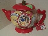 Disney Princess Snow White and the Seven Dwarves Red Apple Tea Set