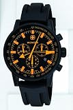 Wenger 'SRC Commando' Rubber Strap Chronograph Watch With PVD Case