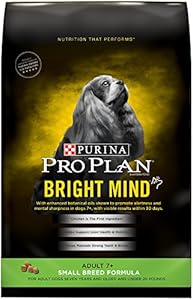 Purina Pro Plan Dry Dog Food, Bright Mind, Adult 7+ Small Breed Formula, 16-Pound Bag, Pack of 1 Purina Pro Plan Dry Dog Food, Bright Mind, Adult 7+ Small Breed Formula, 16-Pound Bag, Pack of 1