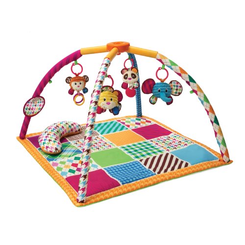 NEW Infantino Safari Fun Twist and Fold Activity Gym and Play Mat For