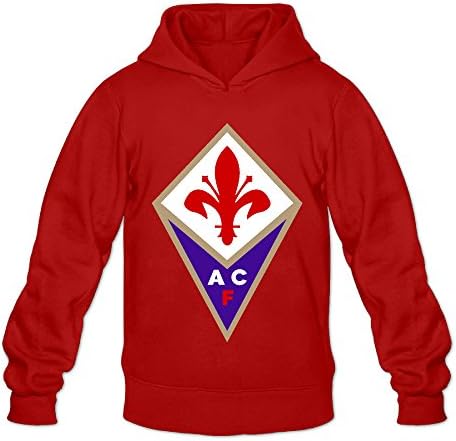 Geheimnis Gross Men's ACF Fiorentina Hoodies Sweatshirt Size S US Red