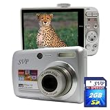 SVP Xthinn-737, 7.0MP, CCD Panasonic Sensor with 3x Optical zoom, 3 TFT LCD (Free-2GB High Speed SD Memory Card)
