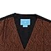 EGC1B02A-2XL Brown Black Patterned Gift for Husband Waistcoat Woven Microfiber Boyfriend Presents XX-Large Vest By Epoint