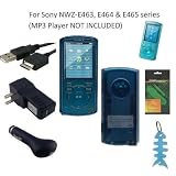 Buy 6 Items Accessories Bundle Kit for Sony Walkman NWZ-E463, NWZ-E464 and NWZ-E465...