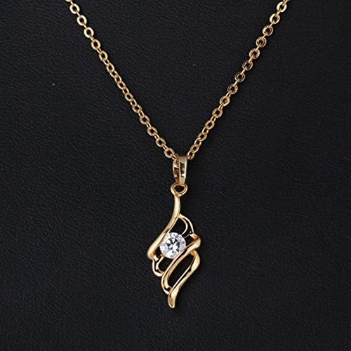 2014 new hot sale18K Gold Plated jewelry Pendant Necklace Nickel Zircon Jewelry yilia