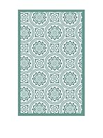 Huella deco Felpudo de Vinilo (Verde)