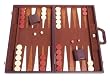 Tournament Backgammon Set - 21 in. - Classic Brown