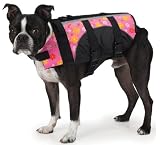 East Side Collection Pink Floral Fashion Life Jacket Preserver Pet Water Safety Dog Vest Small