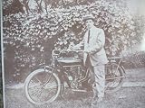 Indian Motorcycle Sepia Poster