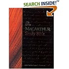 Click here to buy The Macarthur Study Bible (Black Genuine Leather w  Thumbed Index) by  John MacArthur.