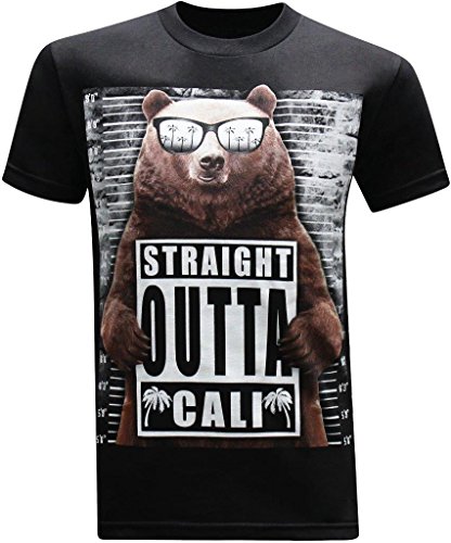California Republic Wanted Bear Men's T-Shirt