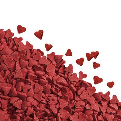 57g Red Sugar Heart Sprinkles
