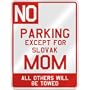 NO " PARKING EXCEPT FOR SLOVAK MOM " PARKING SIGN COUNTRY SLOVAKIA