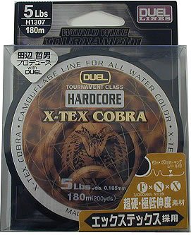 �f���G��(DUEL) �n�[�h�R�AX-TEX�R�u�� 180m 12lb H1311