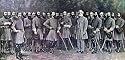 Lee and His Generals, Art Poster by Mathews, size 21" x 12"