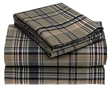 Review Nautica Home FTS90379OLNAKG / Nautica Compass Plaid 210-Thread-Count 100% Cotton Yarn Dye King Fitted Sheet, Olive