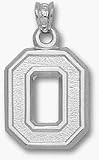 Ohio State Buckeyes No Leaf O 5/8 Pendant - Sterling Silver Jewelry