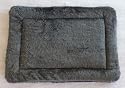Grey Faux Fur Quilted Cat Pad Bed - 51cm x 76cm
