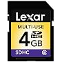 Lexar 4 GB Class 2 SDHC Flash Memory Card LSD4GBASBNA