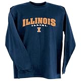 Cadre Athletic Illinois Fighting Illini Embroidered Long Sleeve T-Shirt