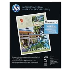 HP 8.5 x 11 inch Glossy Color Laser Photo Paper 100-Sheets - Q6608A