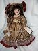 Toys : Porcelain Collector Doll, Sweet Georgia, 16" on Stand